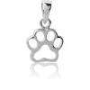Sterling Silver Paw Design Pendant
