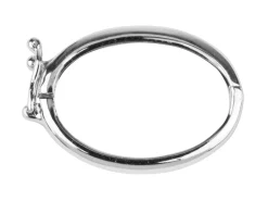 Sterling Silver Pearl String Shortener, 22 X 17mm