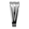 Sterling Silver Pendant Bails, Pack of 10 Fluted, Medium