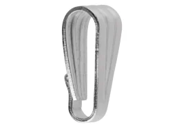 Sterling Silver Pendant Bails, Pack of 10 Fluted, Medium