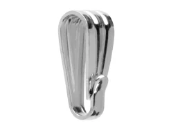 Sterling Silver Pendant Bails, Pack of 10 Fluted, Medium