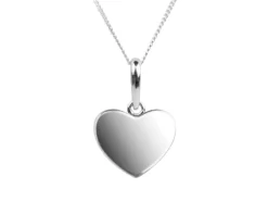 Sterling Silver Pendant Delicate Heart