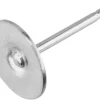 Sterling Silver Pin And Flat Disc, Pack of 10 9mm