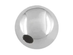 Sterling Silver Plain Round 2 Hole Bead 10mm