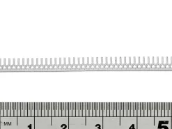 Sterling Silver Plain Wishbone Gallery Strip 4.8mm