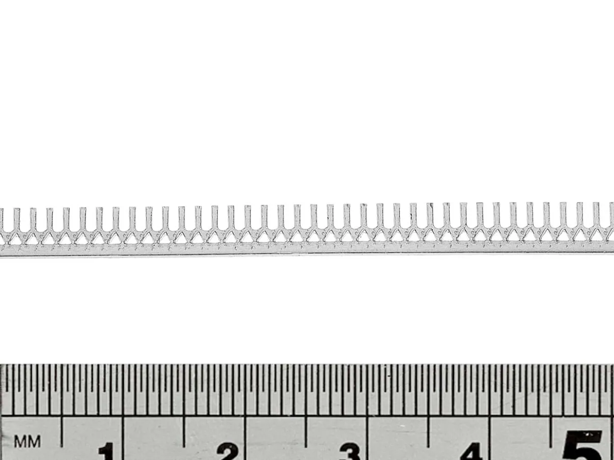 Sterling Silver Plain Wishbone Gallery Strip 4.8mm