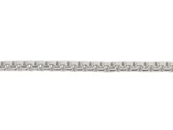 Sterling Silver Plated 2.1mm Box Chain 18