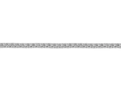 Sterling Silver Plated 1.5mm Box Chain 18