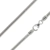 Sterling Silver Plated 3.1mm Diamond Cut Round Snake Chain 18"/45cm Unhallmarked