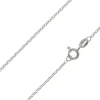Sterling Silver Plated 1.4mm Diamond Cut Oval Trace Chain 18"/45cm Unhallmarked