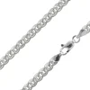 Sterling Silver Plated 2.9mm Double Curb Chain 18"/45cm Unhallmarked