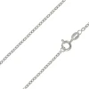 Sterling Silver Plated 1.9mm Flat Filed Oval Trace Chain 18"/45cm Unhallmarked