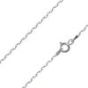 Sterling Silver Plated 1.7mm Paperclip Chain 18"/45cm Unhallmarked