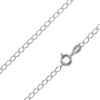 Sterling Silver Plated 2.4mm Rhombus Curb Chain 18"/45cm Unhallmarked