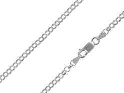 Sterling Silver Plated 3.5mm Round Belcher Chain 18"/45cm Unhallmarked