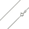 Sterling Silver Plated 1.5mm Round Curb Chain 18"/45cm Unhallmarked