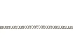 Sterling Silver Plated 1.5mm Round Curb Chain 18