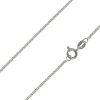 Sterling Silver Plated 1.4mm Tight Round Trace Chain 18"/45cm Unhallmarked