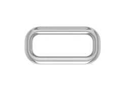 Sterling Silver Rectangular Link Connector 7x14mm