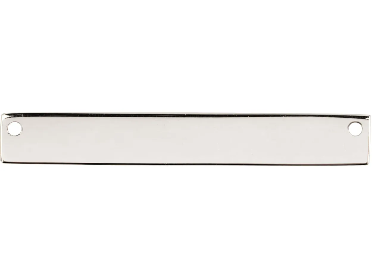 Sterling Silver Rectangular Bar 40x6mm Stamping Blank