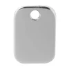 Sterling Silver Rectangular Blank 10x7mm Pack of 3