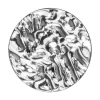 Sterling Silver Reticulated Pattern 25mm Textured Blank