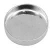 Sterling Silver Round Bezel Cup 10mm Pack of 6