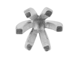 Sterling Silver Round 6 Claw 4.0mm Setting
