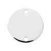 Sterling Silver Round Disc 20mm Stamping Blank Pack of 3 With 2 Holes, Marked '925', 100% Recycled Silver