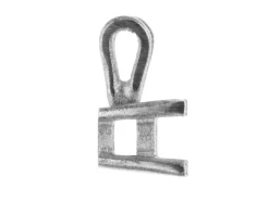 Sterling Silver Round Double Gallery 4 Claw Pendant Round 25pt