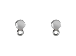 Sterling Silver Round Ear Stud And Ring 3mm Pack of 2, 100% Recycled Silver