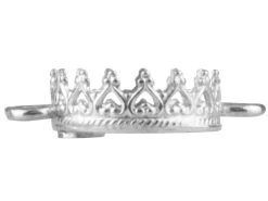 Sterling Silver Round Filigree Bezel Cup 10mm Double Loop