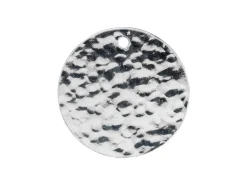 Sterling Silver Round Hammered Blank 20mm