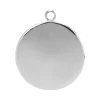 Sterling Silver Round Locket Blank 18mm