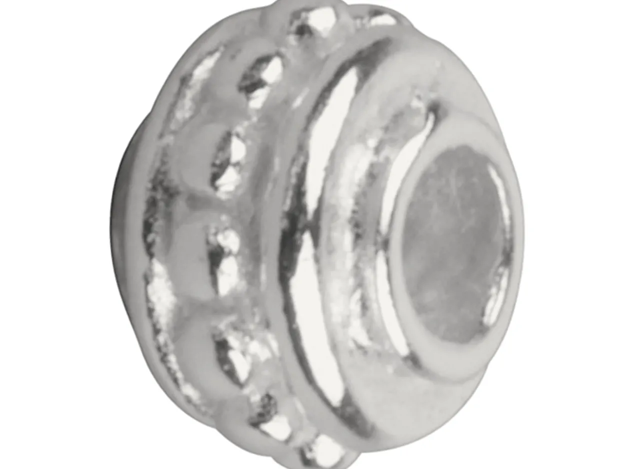 Sterling Silver Round 6mm Fancy Bead