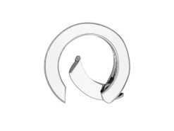 Sterling Silver Round Spring Gate Clasp 12mm
