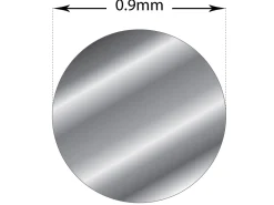 Sterling Silver Round Wire 0.90mm Half Hard, 30g Coils, 100% Recycled Silver