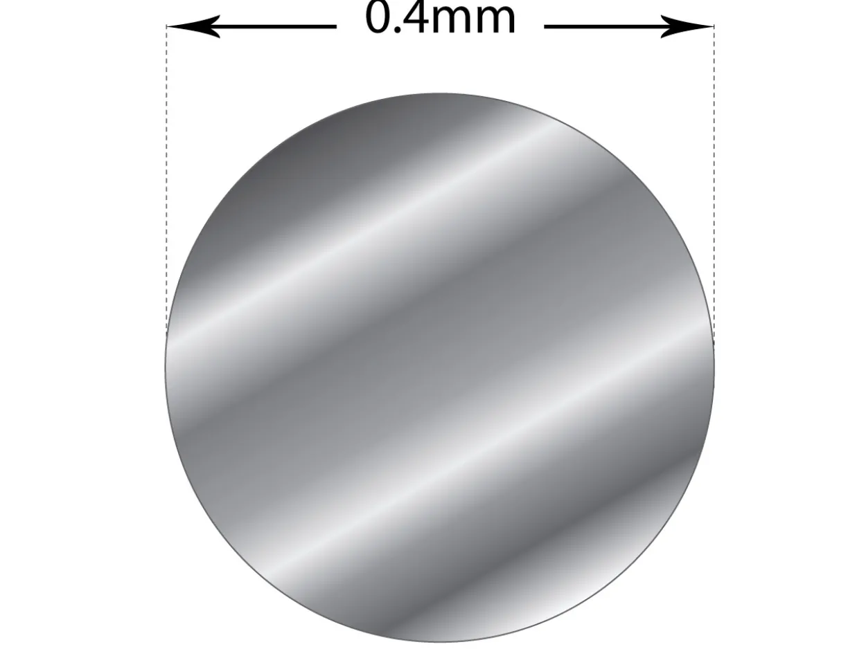 Sterling Silver Round Wire 0.40mm Half Hard, 30g Reels, 100% Recycled Silver