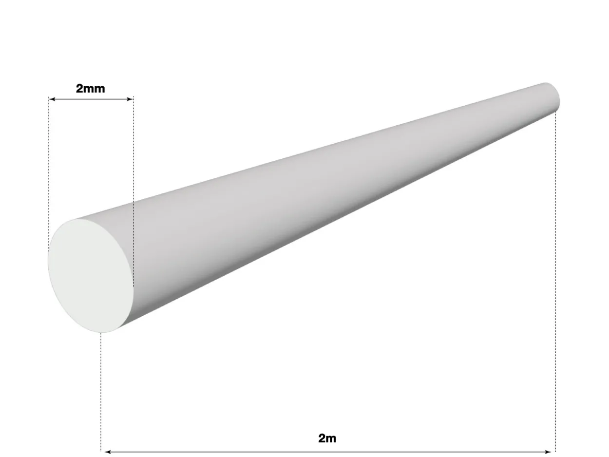 Sterling Silver Round Wire 2.00mm X 2000mm, Fully Annealed, Pre-cut, 100% Recycled Silver