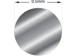 Sterling Silver Round Wire 0.50mm Fully Hard, 30g Coils, 100% Recycled Silver
