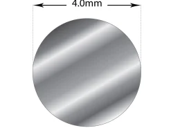 Sterling Silver Round Wire 4.00mm Fully Annealed, 100% Recycled Silver