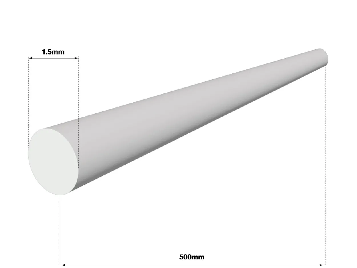 Sterling Silver Round Wire 1.50mm X 500mm, Fully Annealed, Pre-cut, 100% Recycled Silver