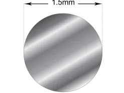 Sterling Silver Round Wire 1.50mm X 500mm, Fully Annealed, Pre-cut, 100% Recycled Silver