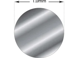 Sterling Silver Round Wire 1.00mm X 500mm, Fully Annealed, Pre-cut, 100% Recycled Silver