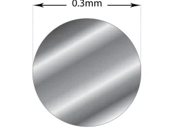 Sterling Silver Round Wire 0.30mm Fully Annealed, 30g Reels, 100% Recycled Silver