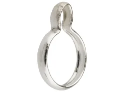 Sterling Silver Round Wraptite 3mm 1 Loop Pack of 5