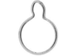 Sterling Silver Round Wraptite 3mm 1 Loop Pack of 5