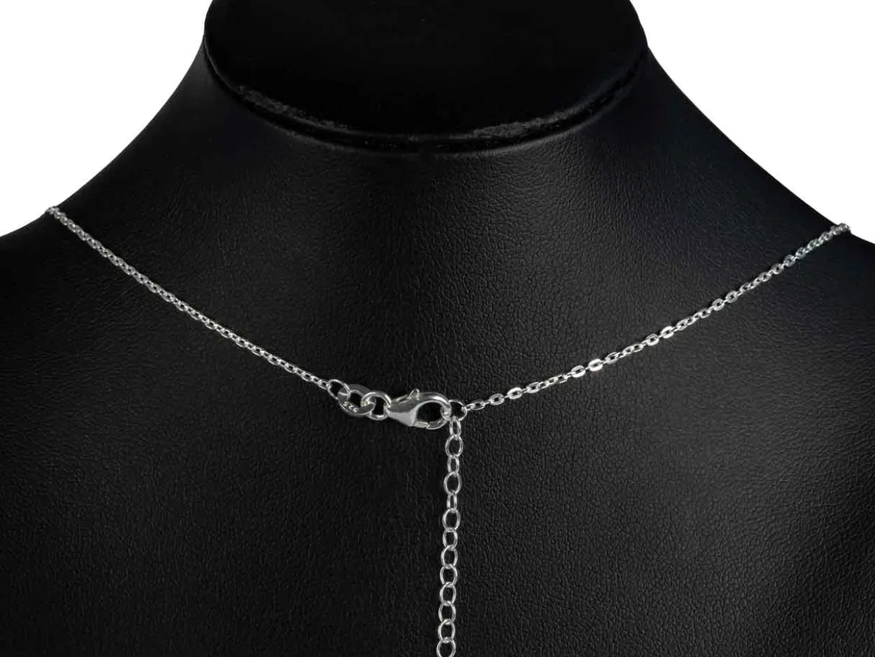 Sterling Silver Russian Trio Ring Necklet