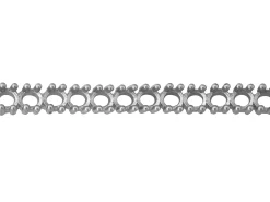 Sterling Silver Setting Strip, Round 3.5mm X 19