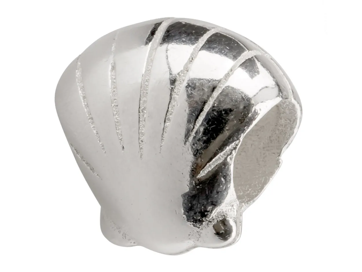 Sterling Silver Shell Charm Bead